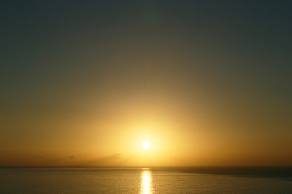 屋久島の夕陽